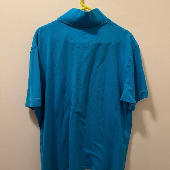 IZOD Men's Blue Polo Shirt - Picture 2 of 3